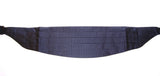 Elegante seta pois cummerbund