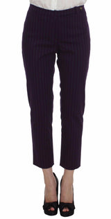 Eleganter gestreifte Pant & Blazer -Anzug