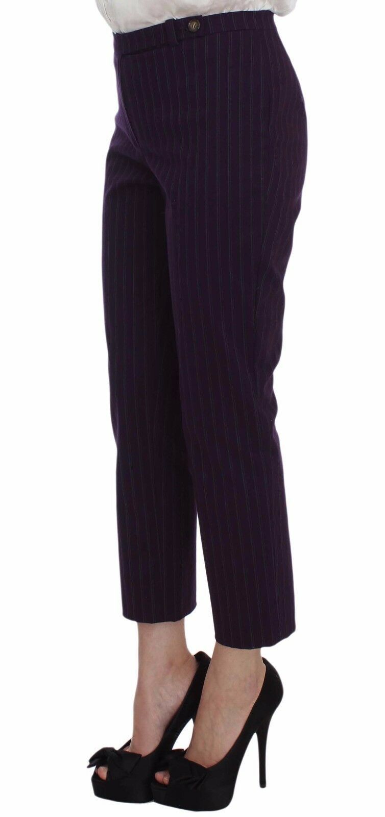 Eleganter gestreifte Pant & Blazer -Anzug