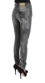 Jeans designer chic grey slim fit