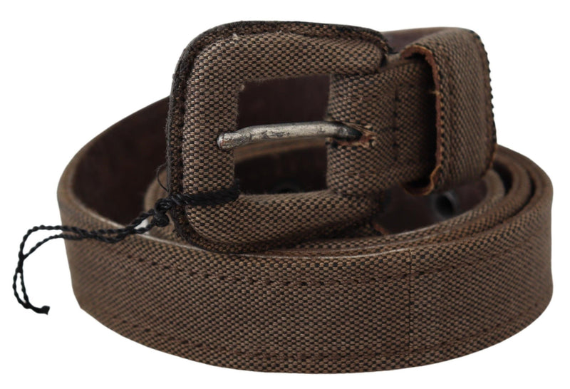 Ceinture de taille en cuir marron élégant