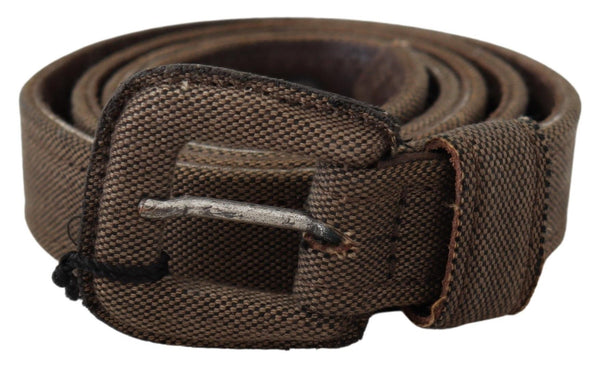 Ceinture de taille en cuir marron élégant