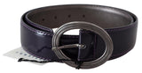 Ceinture de taille en cuir violet élégant