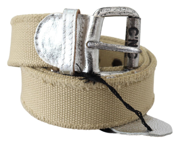 Ceinture de mode en coton beige élégant