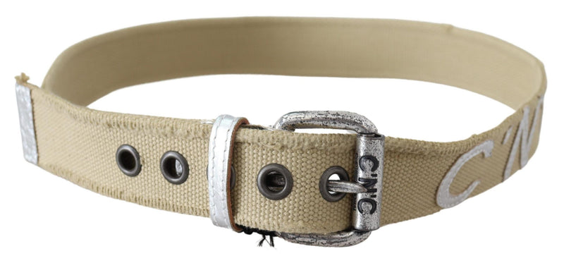 Ceinture de mode en coton beige élégant