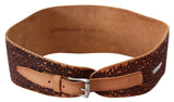 Ceinture de mode en cuir marron élégant