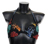 Top bikini chic Black Coral Stampa