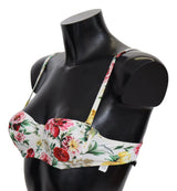 Élégant haut de bikini floral - Chic d'été