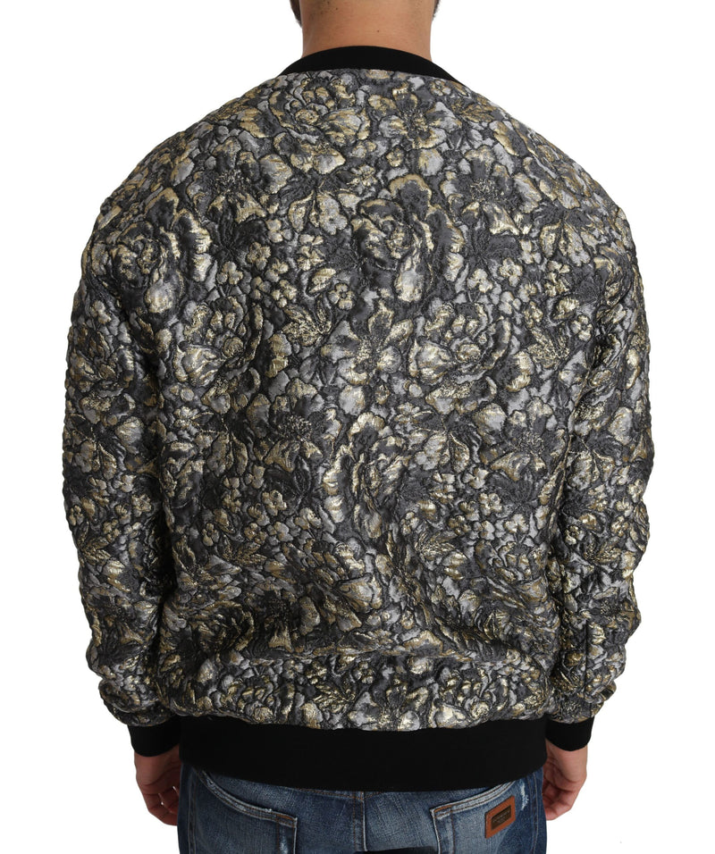 Samba Jacquard Palm Crewneck -Pullover