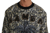 Samba Jacquard Palm Crewneck -Pullover