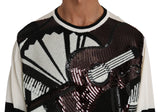 New Yorker Jazz Pailletten -Seidenpullover