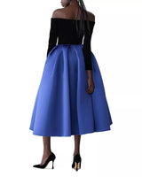 Off-the-Shoulder Midi Dress