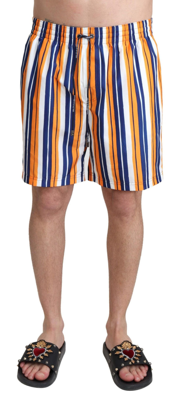 Multicolor gestreifte Schwimmshorts Trunks