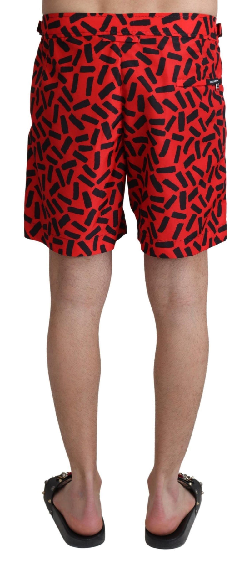 Chic Red Swim Trunks Μπόξερ σορτς