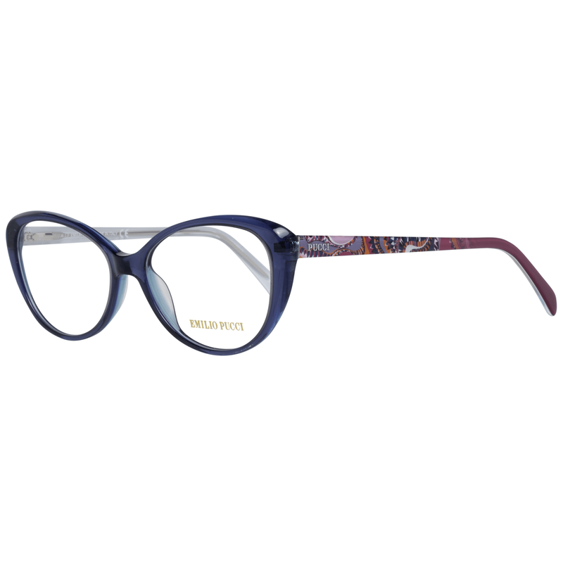 Les lunettes de femmes de créateur complet bleu de Chic Blue