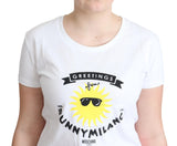 T-shirt de coton imprimé milano ensoleillé