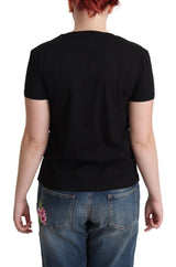 Chic Moschino Cotton T -tee con stampa milano