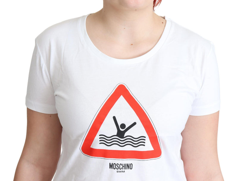 T-shirt graphique du triangle chic