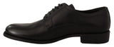 Eleganti scarpe formali del derby nero