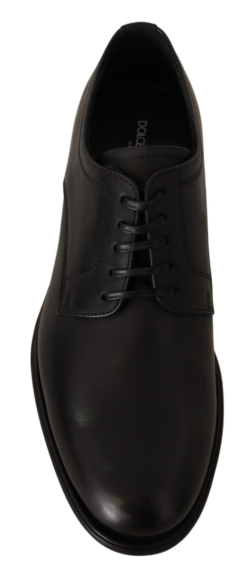 Elegante schwarze Derby -formale Schuhe