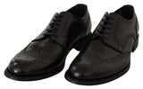 Eleganti scarpe Wingtip Derby Oxford