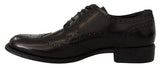 Eleganti scarpe Wingtip Derby Oxford