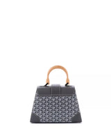 PM Saigon Top Handle Bag Coated Canvas with Leather