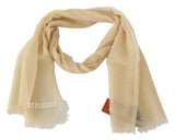 Elegante sciarpa in cashmere in beige