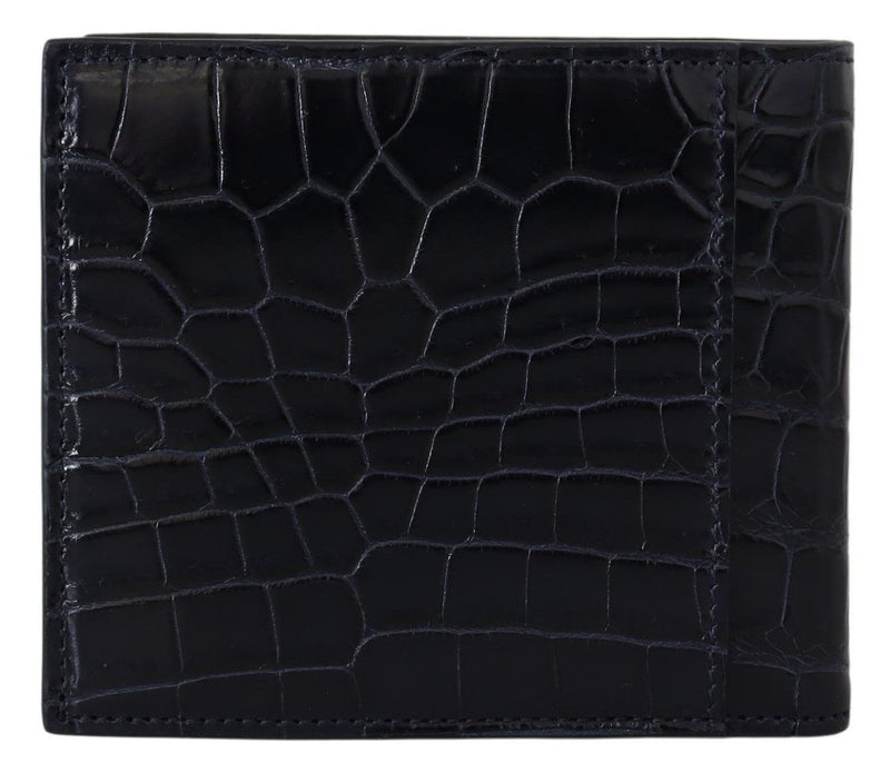 Elegant Exotic Leather Bifold Wallet