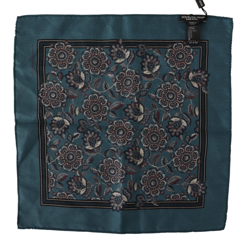 Κομψό Floral Silk Pocket Square