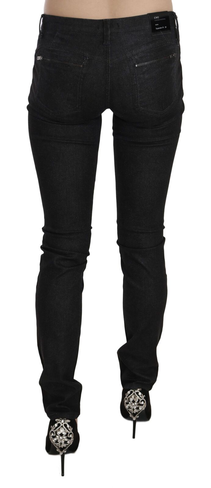 Chic Low Taille Slim Fit Skinny Denim