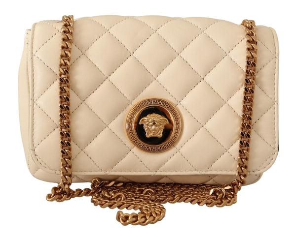 Chic Nappa Leather Crossbody σε White Purity