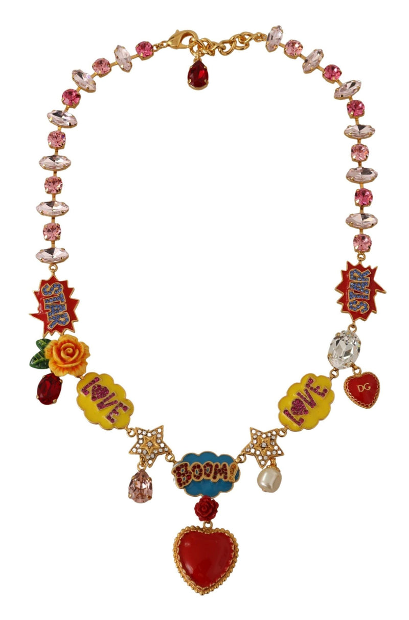 Collier de déclaration de caricatures Fumetti chic