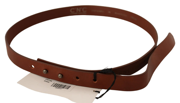 Ceinture de mode en cuir marron élégant