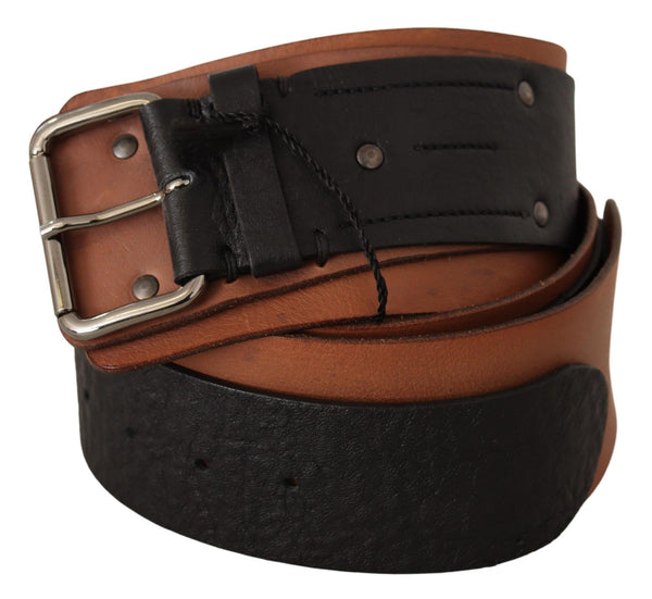 Ceinture de mode en cuir double ton élégant