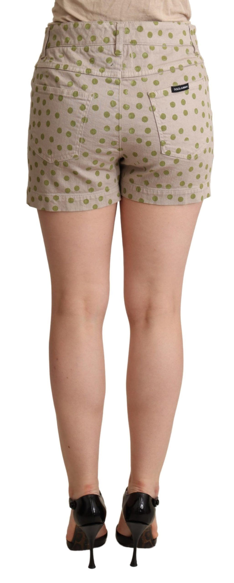 Short stendi di cotone a pois chic.