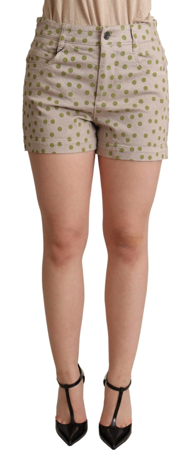 Short stendi di cotone a pois chic.