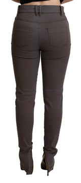 Jean skinny slim marron chic