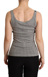 Elegantes ärmelloses graues Tank Top