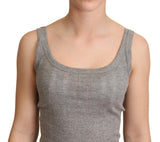 Elegantes ärmelloses graues Tank Top