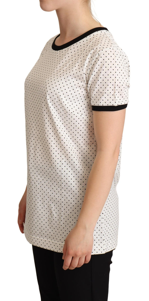 Polka Dot Crewneck Cotton Tune