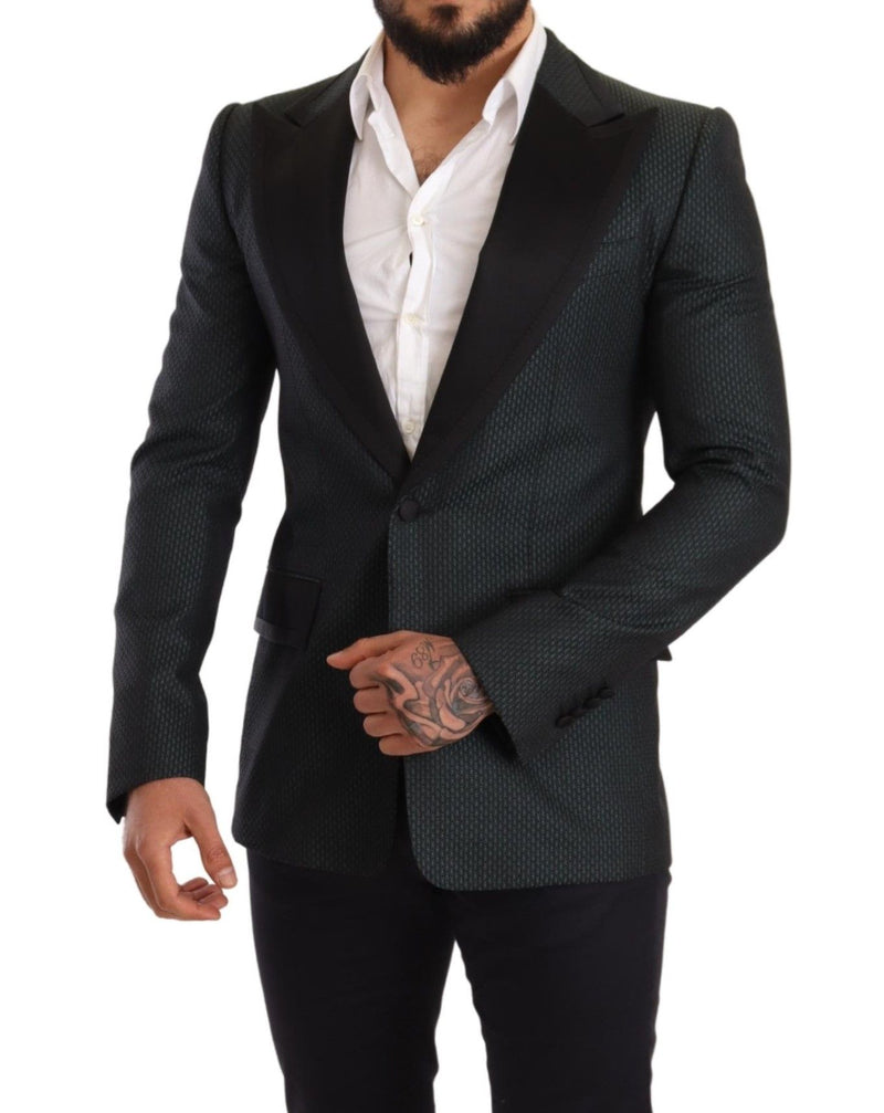 Elegante chaqueta de blazer con estampado delgado