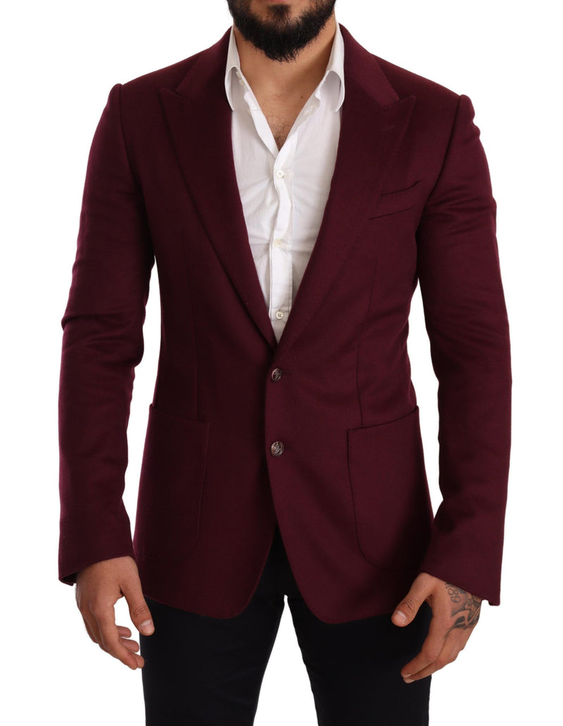 Elegante Bordeaux Maroon Bordeaux Blazer