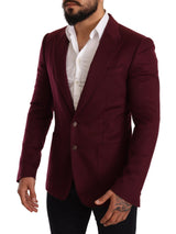 Elegante Bordeaux Maroon Bordeaux Blazer