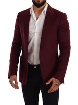 Elegante Bordeaux Maroon Bordeaux Blazer