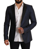 Elegante blazer martini blu slim fit