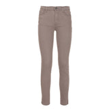 Pantaloni elastici in cotone grigio impeccabile