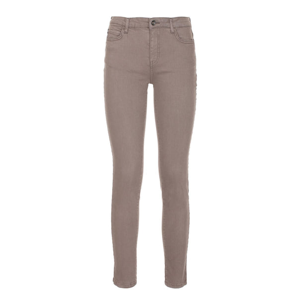 Pantaloni elastici in cotone grigio impeccabile