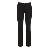 Pantalones de mezcla de algodón negro elegante