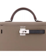 Kelly 20 Handbag Tricolor Epsom with Palladium Hardware